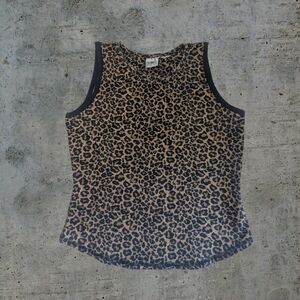Athletic Works Leopard Print Tank Top